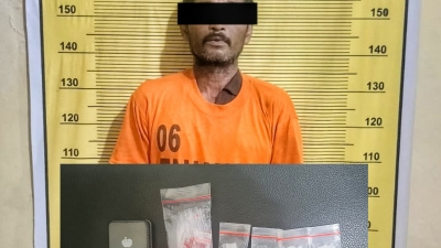 Jual Sabu, Warga Mencirim Ditangkap Satresnarkoba Polres Binjai