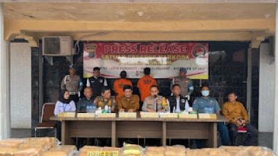 Ditangkap Barbut Narkoba Jenis Ganja 130 Kg dan Sabu 1 Kg, Oleh Satres Narkoba Polres Asahan