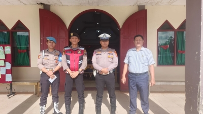 Ciptakan Publik Area Aman dan Nyaman, Polres Pakpak Bharat Laksanakan PAM Ibadah Minggu di Gereja