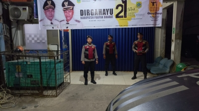 Sat Samapta Polres Pakpak Bharat Laksanakan.Patroli Malam Hari Untuk Meminimalisir Tindak Kejahatan