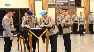 Kapolri Pimpin Upacara Kenaikan Pangkat dan Sertijab Pati Polri, Inilah Daftarnya