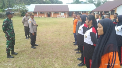 Jelang 17 Agustus 2024 Kapolsek Sukaramai Berikan Motivasi Kepada Pelajar Terpilih Yang Menjadi Paskibra