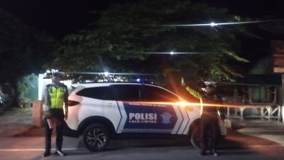 Satlantas Polres Sibolga, Laksanakan Blue Light Patrol