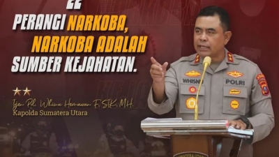 Kapolda Sumut : Berbagai Bentuk Kejahatan Sumber Bandar Narkoba dan Harus Dimiskinkan