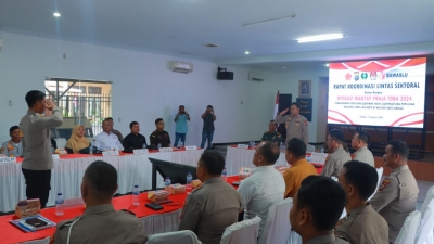 Kapolres Sibolga, Pimpin Rakor Lintas Dektoral Jepang Pilkada Serentak 2024