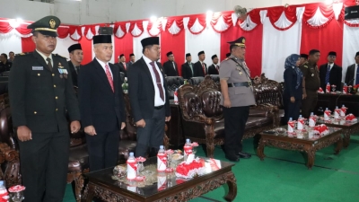 Kapolres Padang Lawas Menghadiri Rapat Paripurna Istimewa Dalam Rangka HUT RI KE - 79