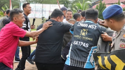 Polres Serdang Bedagai Gelar Simulasi Sispam Kota Dalam Rangka Operasi Mantap Praja Toba 2024