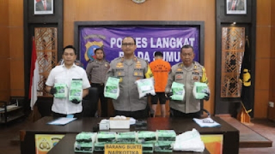 Menjabat Kapolres Langkat, Kurun Waktu 1 Bukan Ungkap Nafkoba 20 Kg Sabu.