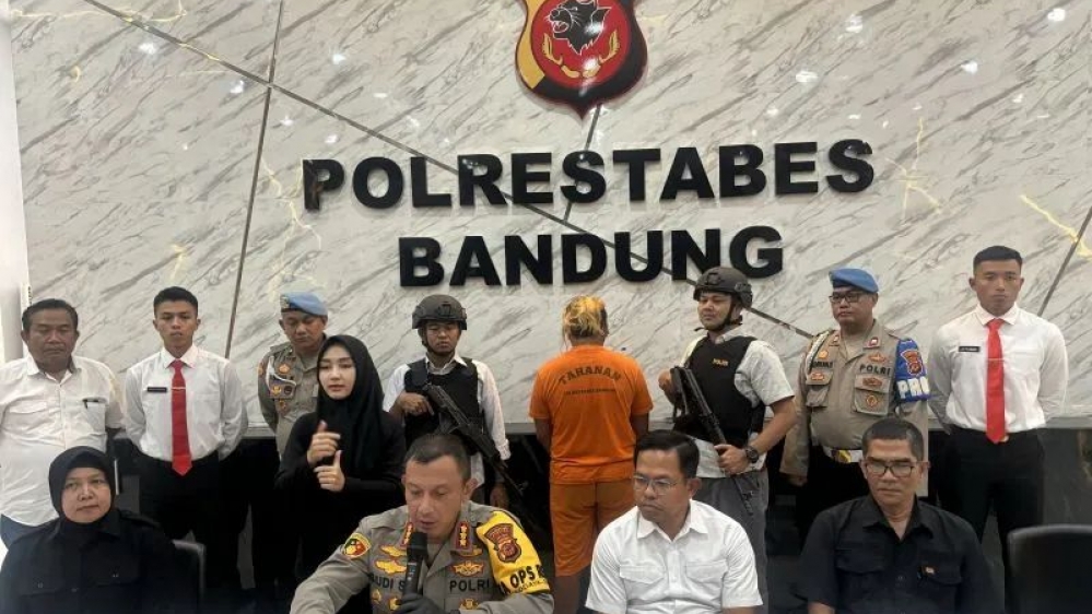Polrestabes Bandung Berhasil Tangkap Suami Pelaku Pembunuh Isteri