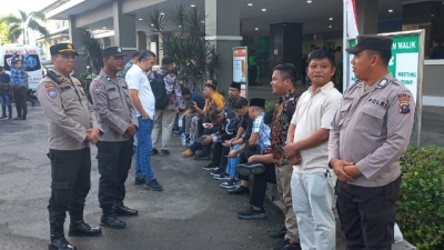 Satgas Preemtif OMP Polda Sumut Gelar Penyuluhan “Pemilu Damai” di Rumah Sakit Adam Malik