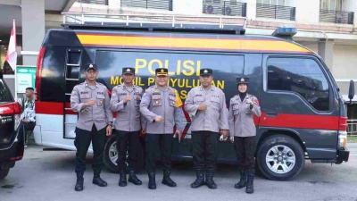 105 Personel Satgas OMP Polda Sumut Amankan Pemeriksaan Kesehatan Cagub dan Cawagub Sumut