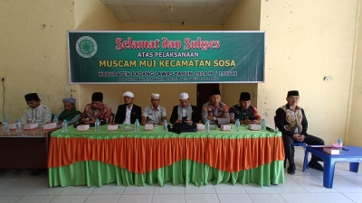 Kapolsek Sosa Menghadiri Musyawarah Kecamatan (Muscam) MUI 