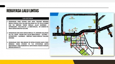 Polda Sumut Rekayasa Arus Lalin Terbatas Opening Ceremony PON 2024 di Stadion Baharoedin Siregar, ini Rutenya!