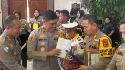 Lomba Kampung Tertib Lalu lintas Polda Sumut Sat Lantas Polres Pelabuhan Belawan.Raih Juara ke-2