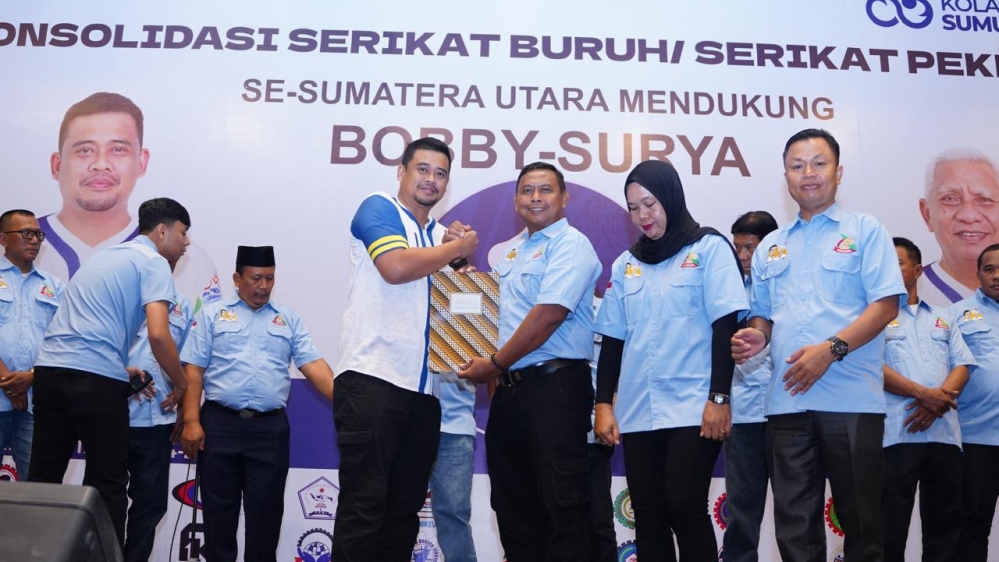 Kelompok Buruh Dukung dan Siap Menangkan Bobby-Surya
