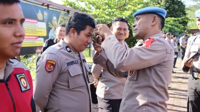 Polres Pakpak Bharat Laksanakan Gaktibplin Cek Sikap Tampang Dan Kelengkapan Identitas Personilnya