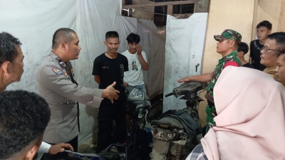 Wujudkan Sitkamtibmas Yang Kondusif,  Bhabinkamtibmas Kunjungi.Warga