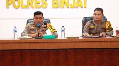 Polres Binjai Gelar Rapat Koordinasi Lintas Sektoral Ops Zebra Toba-2024