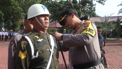 Kapolres Langkat Pimpin Apel Gelar Pasukan Ops Zebra Toba 2024, Siap Wujudkan Kamseltibcarlantas Kondusif