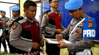 Bid Propam Polda Sumut Dalam Rangka Pelaksanaan Operasi Gaktibplin Kunjungi Polres Pelabuhan Belawan