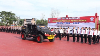 Polda Sumut Gelar Ops Zebra Toba 2024, Dukung Pelantikan Presiden dan Wakil Presiden Terpilih Serta Wujudkan Kamseltibcarlantas