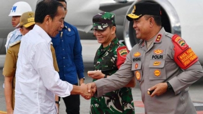 Kapolda Sumut Dampingi Kunker Presiden Jokowi Resmikan Beberapa Proyek Strategis Nasional