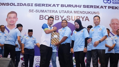 Kelompok Buruh Dukung dan Siap Menangkan Bobby-Surya