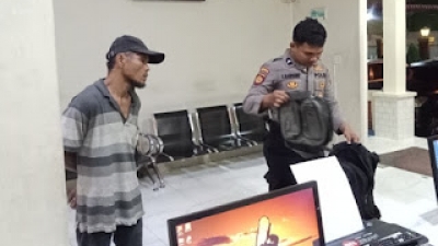 Patroli Presisi Polrestabes Medan Amankan Seorang Pria B Diduga Terlibat Tindak Pidana