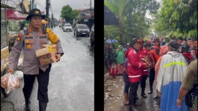 Bencana Banjir dan Longsor Beberapa Wilayah Penyebabnya Deras Hujan. Kapolda Sumut, Respon Cepat Kerahkan Personel Brimob