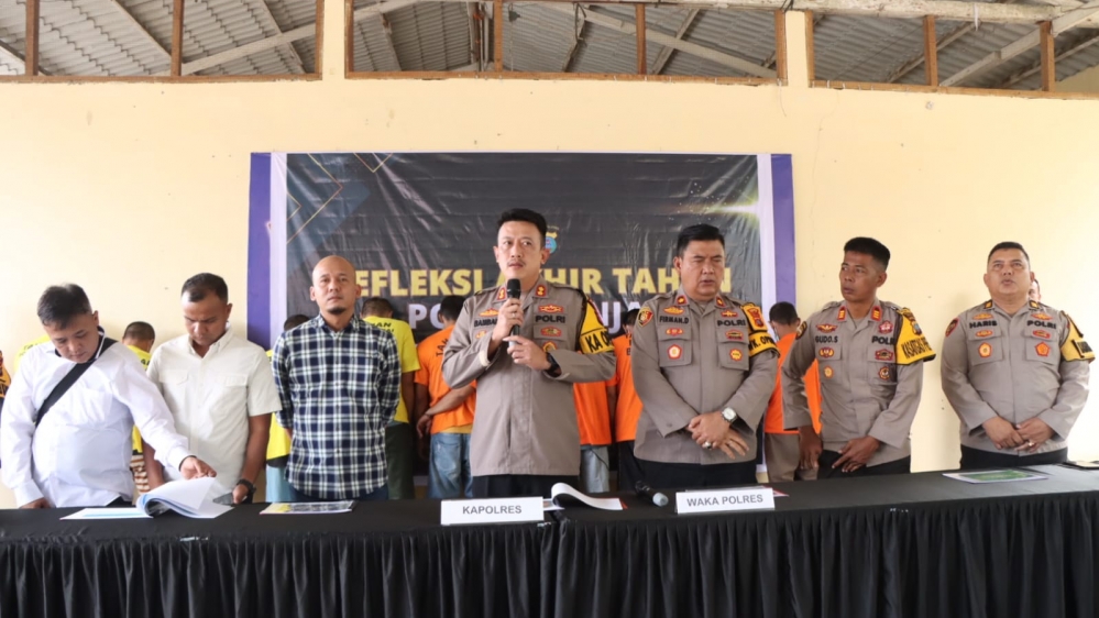 Kapolres Binjai Laksanakan Kegiatan Refleksi Akhir Tahun 2024