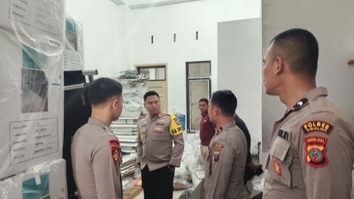 Kapolres Sibolga Sidak, Untuk Pastikan Keamanan Kantor Penyelenggara Pilkada Aman