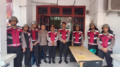 Usai Hitungan Suara di PPK, Polres Sibolga Laksanakan Patroli KRYD di Kantor Penyelenggara