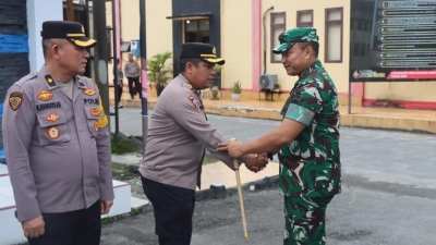 Pangdam I/BB Mayjen TNI Rio Ferdianto,SH Bersama Rombongan Silaturahmi di Mako Polresta Deli Serdang