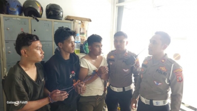 Kasat Lantas Polrestabes Medan Luncurkan Aksi Personel Tangkap Curanmor di Jalan Brigjen Katamso Medan