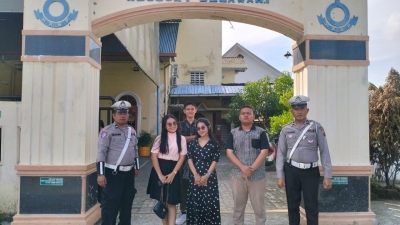 Patroli Bentuk Komitmen Polres Pelabuhan Belawan Dalam Menjaga PAM di Gereja