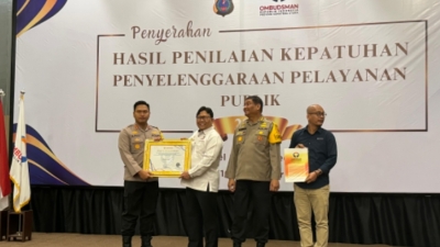 Penghargaan Ombudsman RI Diraih 6 Polres di Sumut, Dengan Kualitas Pelayanan Publik Tertinggi