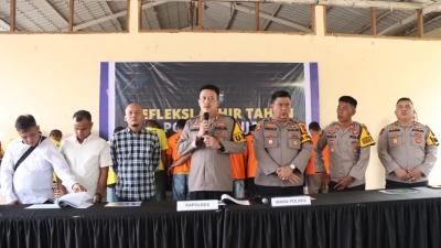 Kapolres Binjai Laksanakan Kegiatan Refleksi Akhir Tahun 2024