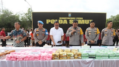 Polda Sumut Selamatkan Dari Ancaman Narkoba Sekitar 10,7 Juta Jiwa, Sepanjang Tahun 2024