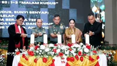 Kasad Rayakan Natal 2024 Bersama Prajurit dan PNS Kodam I/BB Serta. Resmikan Renovasi Panti Asuhan Bait Allah