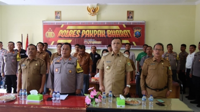 Polres Pakpak Bharat Tunjukkan Komitmen Bersama Pemkab Pakpak Bharat Dukung Program Pemerintah Ketahanan Pangan