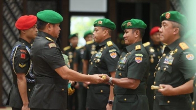 KSAD Jenderal TNI Maruli Simanjuntak Pimpin Sertijab Dua Jabatan Strategis dan Kenaikan Pangkat 54 Pati