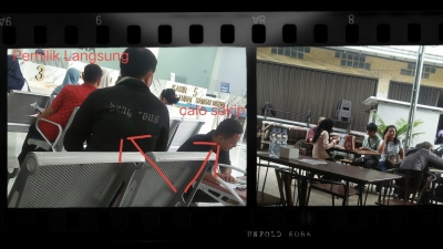 Calo Terlihat Mangkal Di Warung Cafe Di Samping Gedung Samsat Merajalela