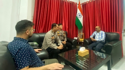 Konsulat India Apresiasi Kepada Kapolrestabes Medan Dalam Pengamanan Hari Republik India Ke-76 di Medan