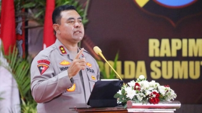 Rapin Polda Sumut Tahun 2025, Dipimpin Kapolda Sumut Dihadiri Dirlantas Polda Sumut dan Kasat lantas Jajarannya