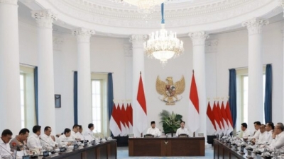 Sidang Perdana Dewan Pertahanan Nasional Dipimpin Presiden Prabowo Subianto di Istana Kepresidenan Bogor