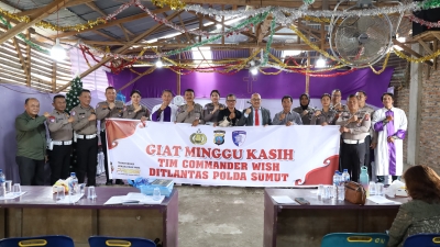 Ditlantas Polda Sumut Hadir Ditengah Masyarakat dalam Kegiatan Minggu Kasih