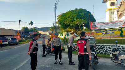Ops Keselamatan Toba 2025 Yang Langgar Rambu dan Tidak Pakai Helm SNI Tindakan Tegas Berupa Tilang