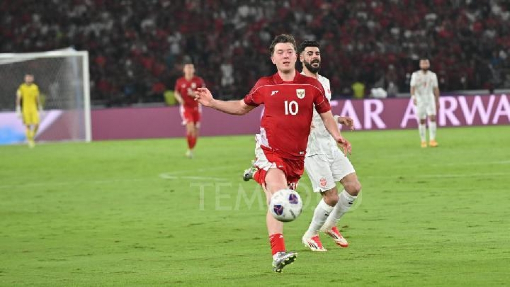 Indonesia Vs Bahrain Diakhiri 1-0, Garuda Mengudara Berkat Tendangan Romeny Operan Bola Marcelino