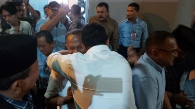 Gubernur dan Wakil Gubernur Sum.Utara Kehadiran di Bandara Kualanamu Disambut Anggota DPR RI Kombes Pol (Purn), Dr Maruli Siahaan,SH,MH