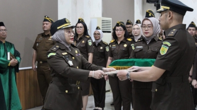 Kepala Kejaksaan Negeri Belawan Mengikuti Rangkaian Kegiatan Pelantikan dan Sertijab